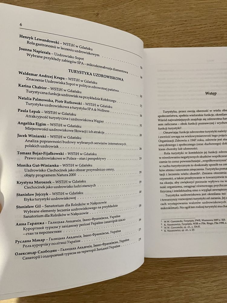 Książka „Turystyka zdrowotna i uzdrowiskowa” Mirosław Boruszczak