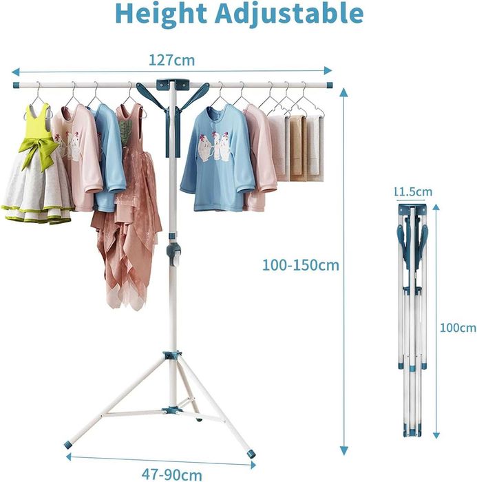 Nowa suszarka / wieszak / stojak/ pranie/ suszenie/ 127x150 cm/ A2441!