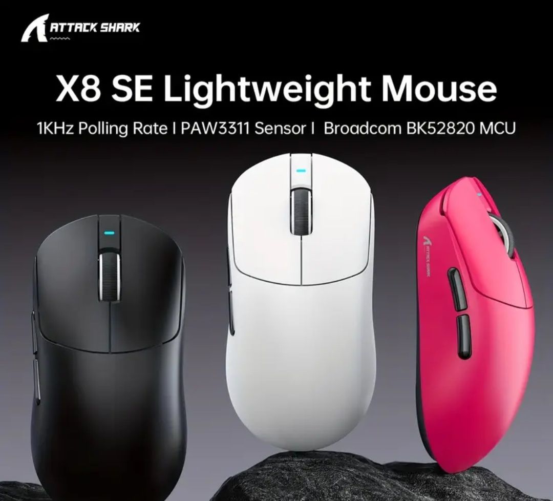 НОВИНКА  мишка Attack shark x8 se