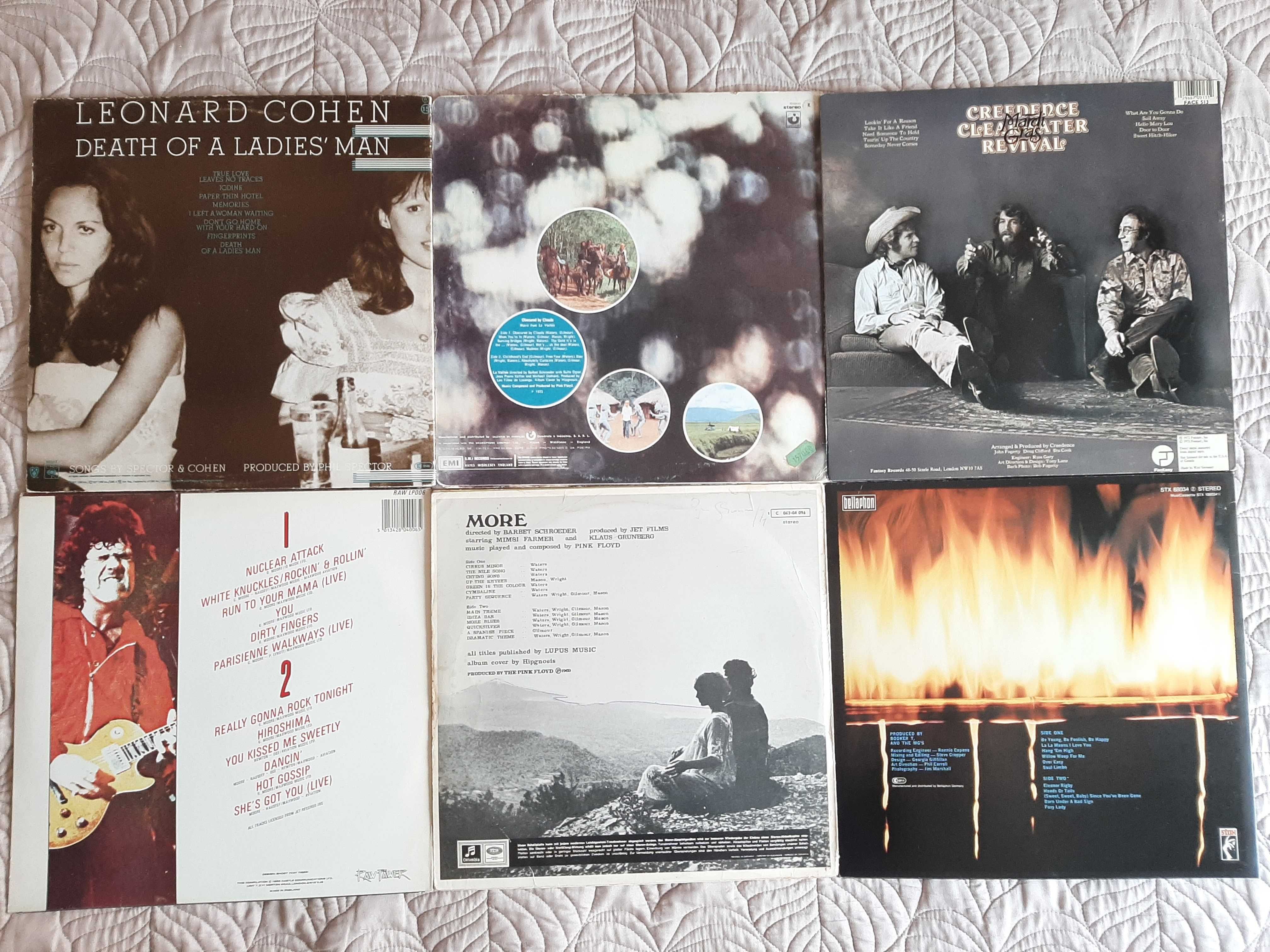 Pink Floyd – Leonard Cohen – Gary Moore – CCR – Booker T. – Vinil LP