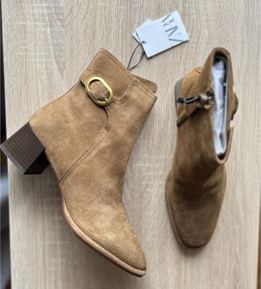 Черевики замшеві черевики Zara