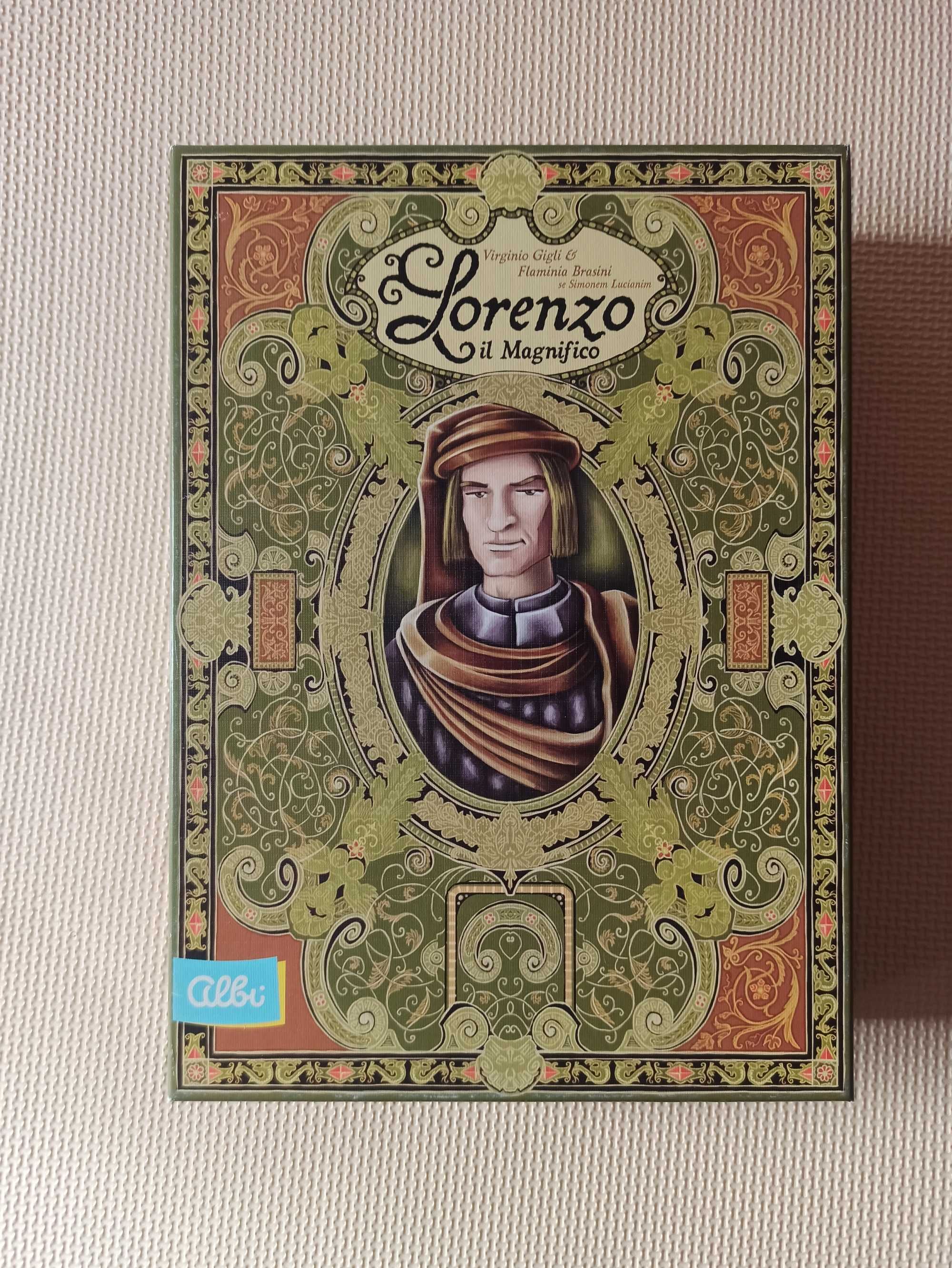 Lorenzo il Magnifico + Insert Folded space + Karty w koszulkach