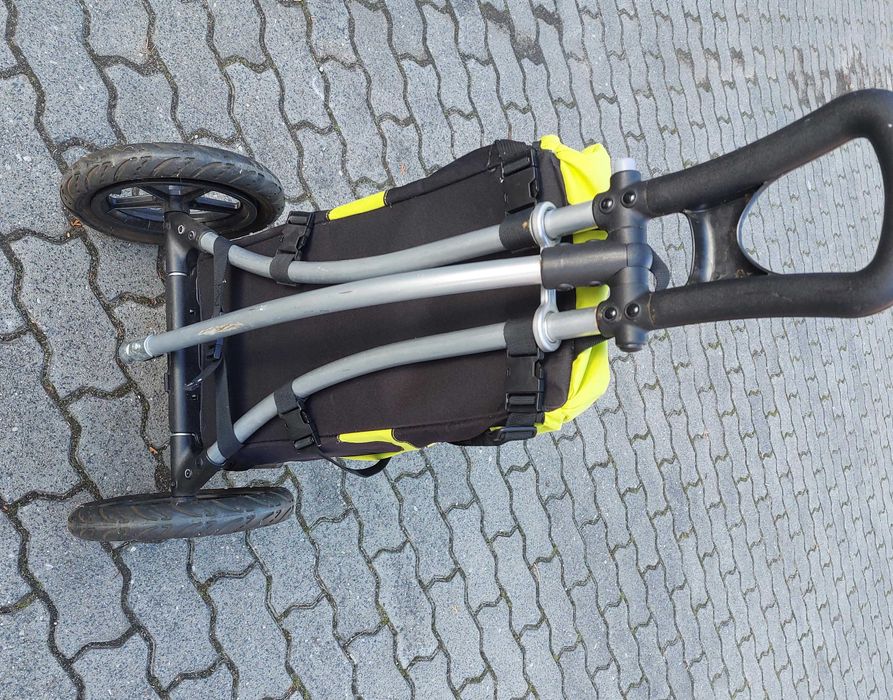 Przyczepka rowerowa na zakupy.