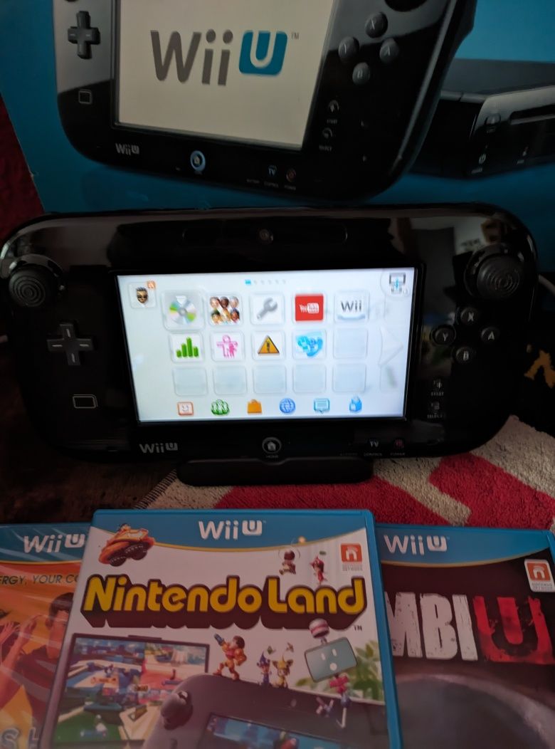 Nintendo Wii U como nova com 3 jogos incluídos