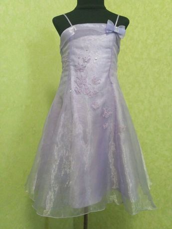 Платье нарядное для девочки 5-6 лет Р.110-116