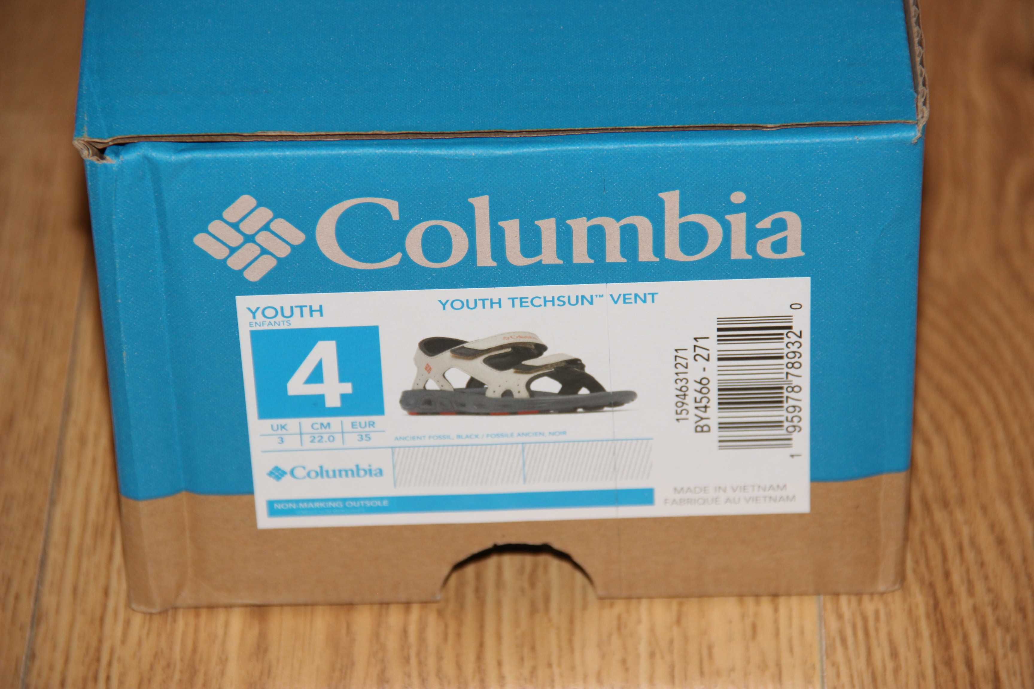 Дитячі босоніжки Columbia Techsun Vent 35 р. Коламбія