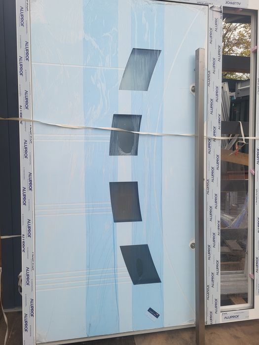 Drzwi Alu Panelowe nakładkowe z Fix