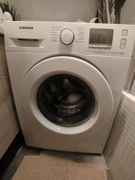 Pralka Samsung eco bubble 6 kg sprawna, używana