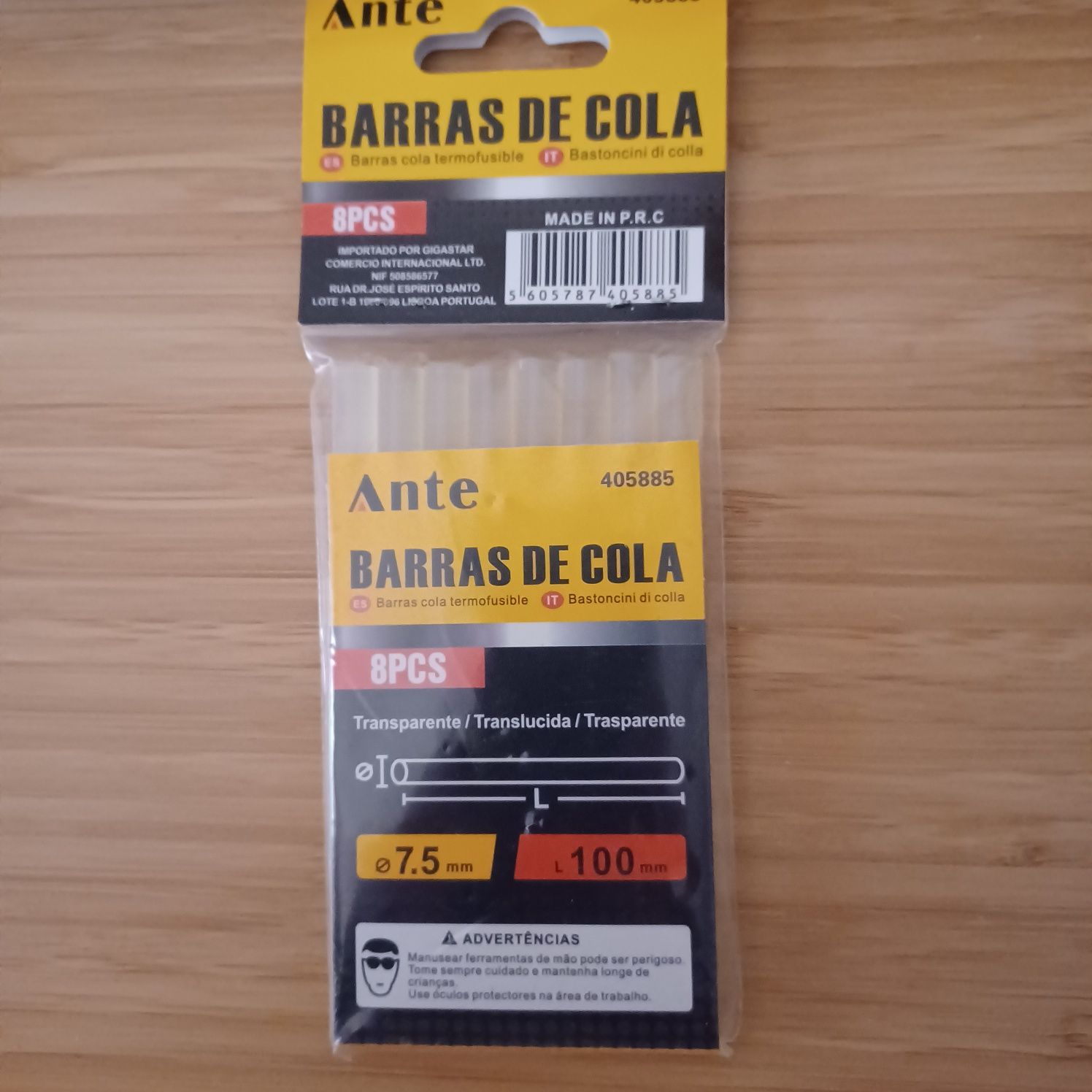 Barras de cola termofusível
