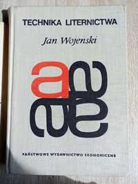 Książka Technika Liternictwa Jan Wojeński