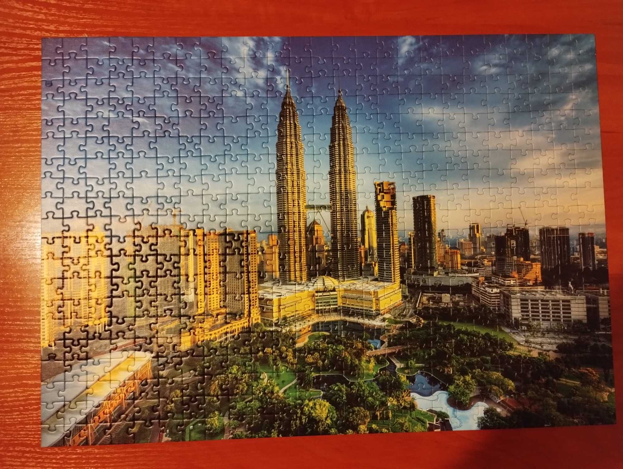 puzzle Trefl 500 z Petronas Towers w Kuala Lumpur
