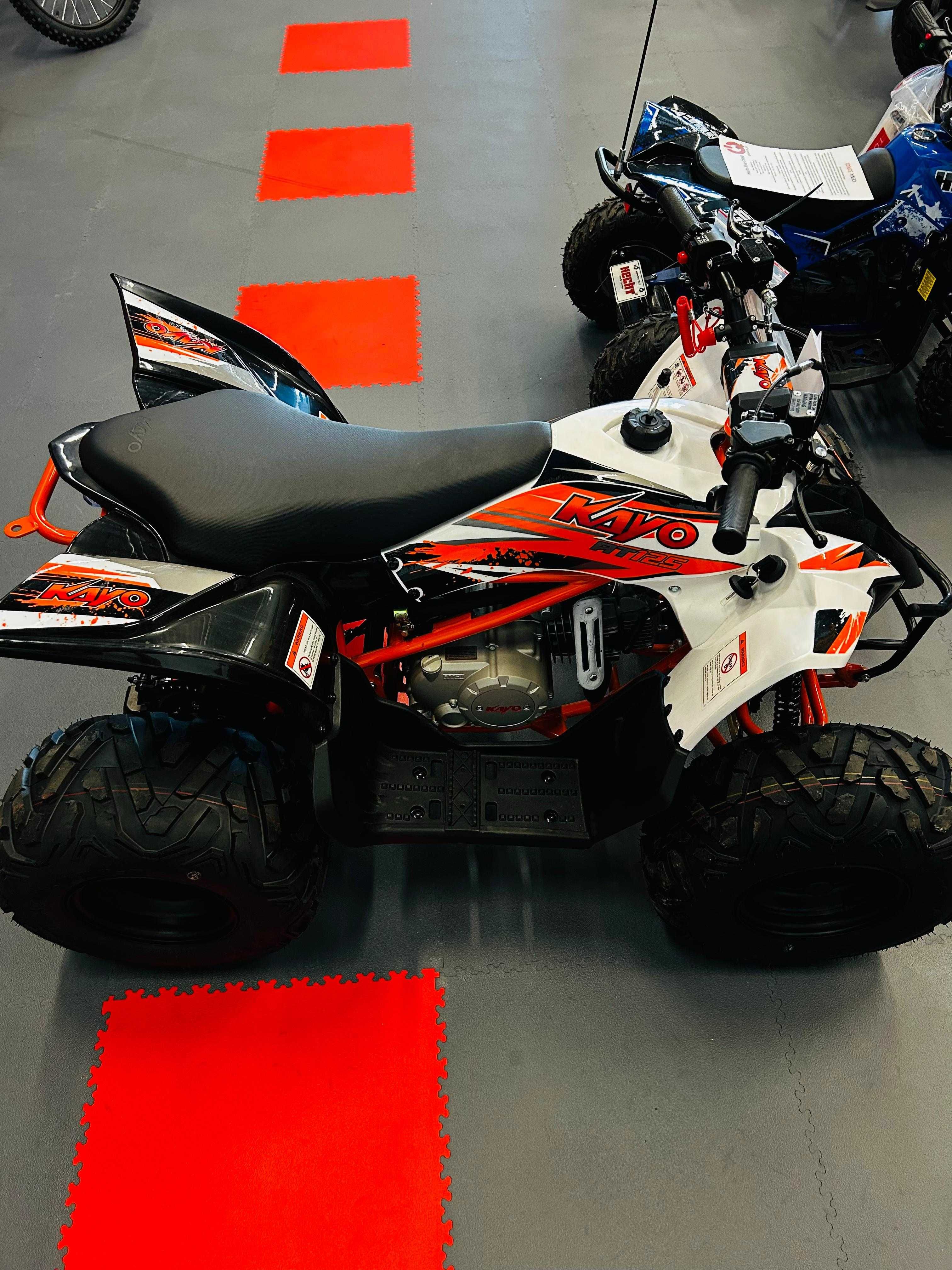 Quad Kayo AT125 dla dzieci, nowy, trwały, najlepszy wybór QuadON