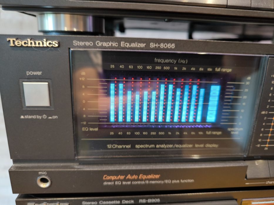 Technics Top wieża,6 części + gramofon.