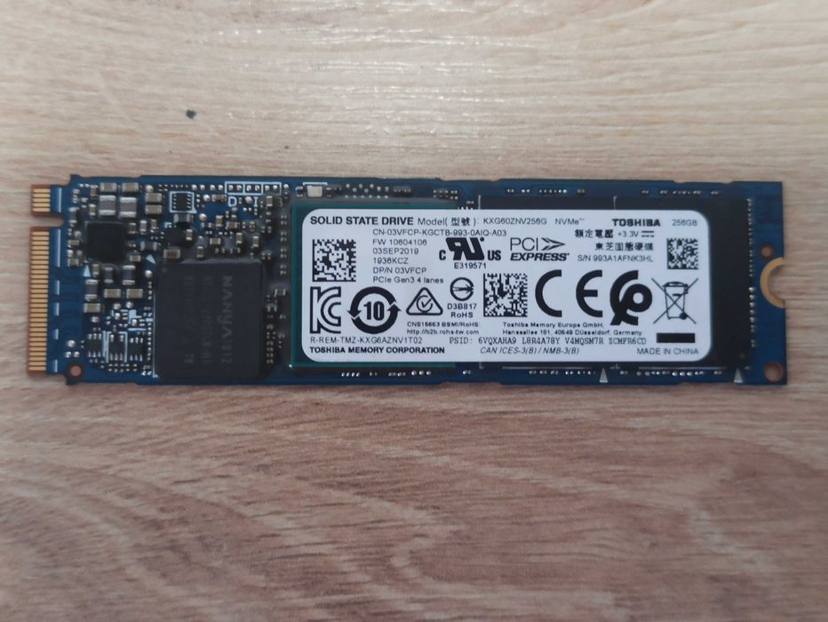 ssd nvme Toshiba 27%