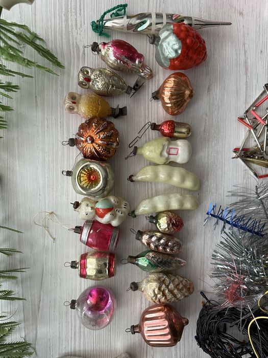 Старовинні іграшки на ялинку, СРСР, реліквія, колекціонування! Дешево
