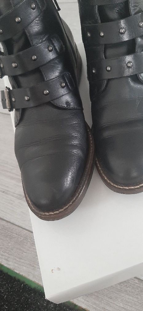 Botki skórzane Deichmann 5th Avenue