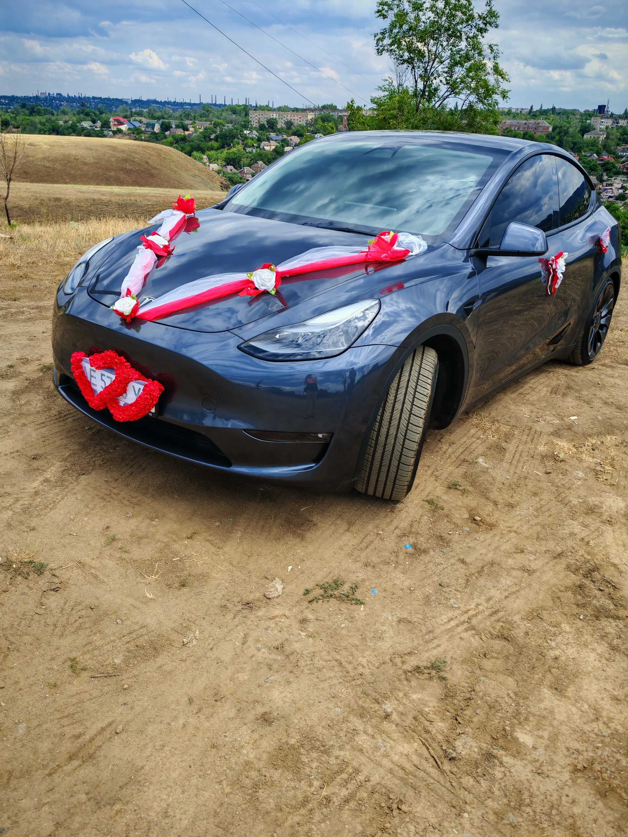 Авто на мероприятия и свадьбы Tesla Y perfomance