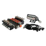 Rozdzielacz hydrauliczny 5sek 80l 24v + sterowanie