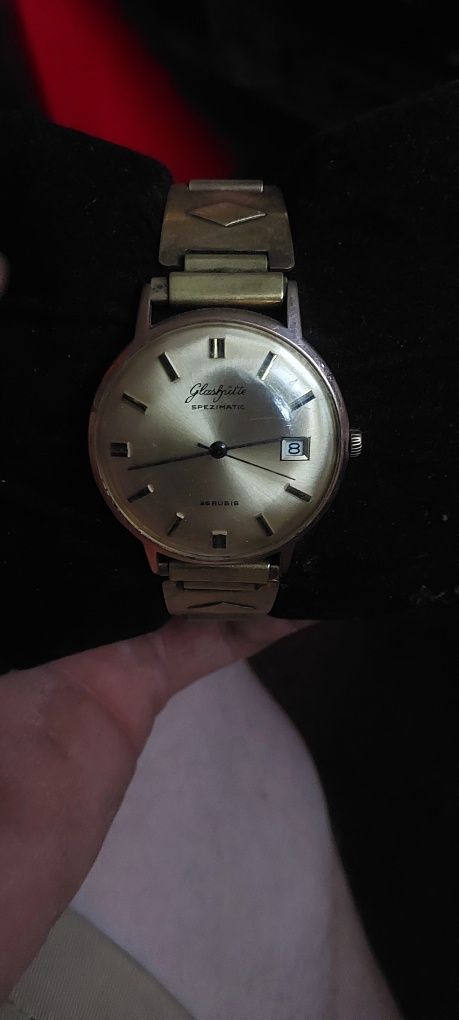 Zegarek niemiecki GLASHUTTE spezimatic 26rubis