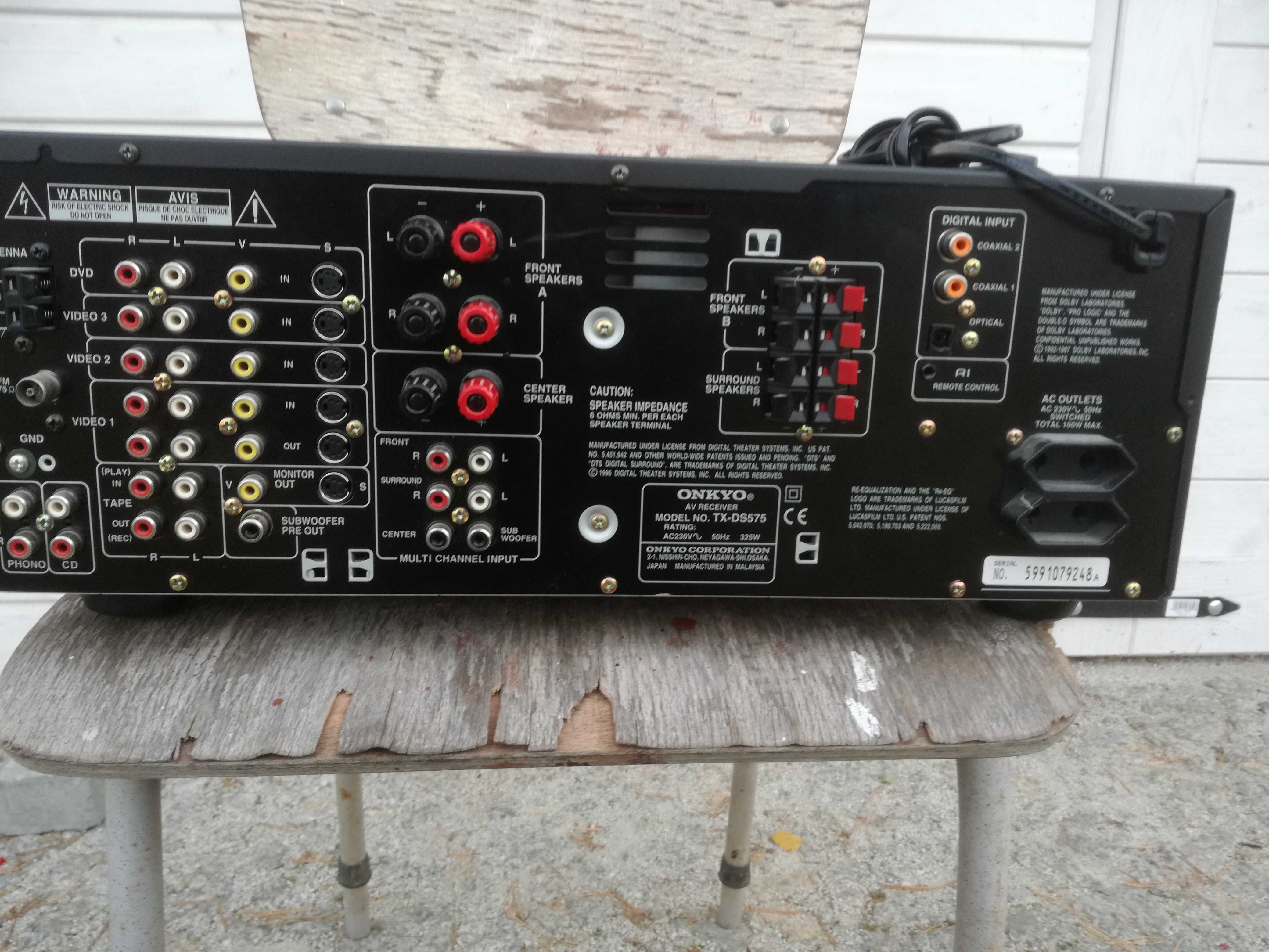 Onkyo TX-DS575 - potężny amplituner 5.1.