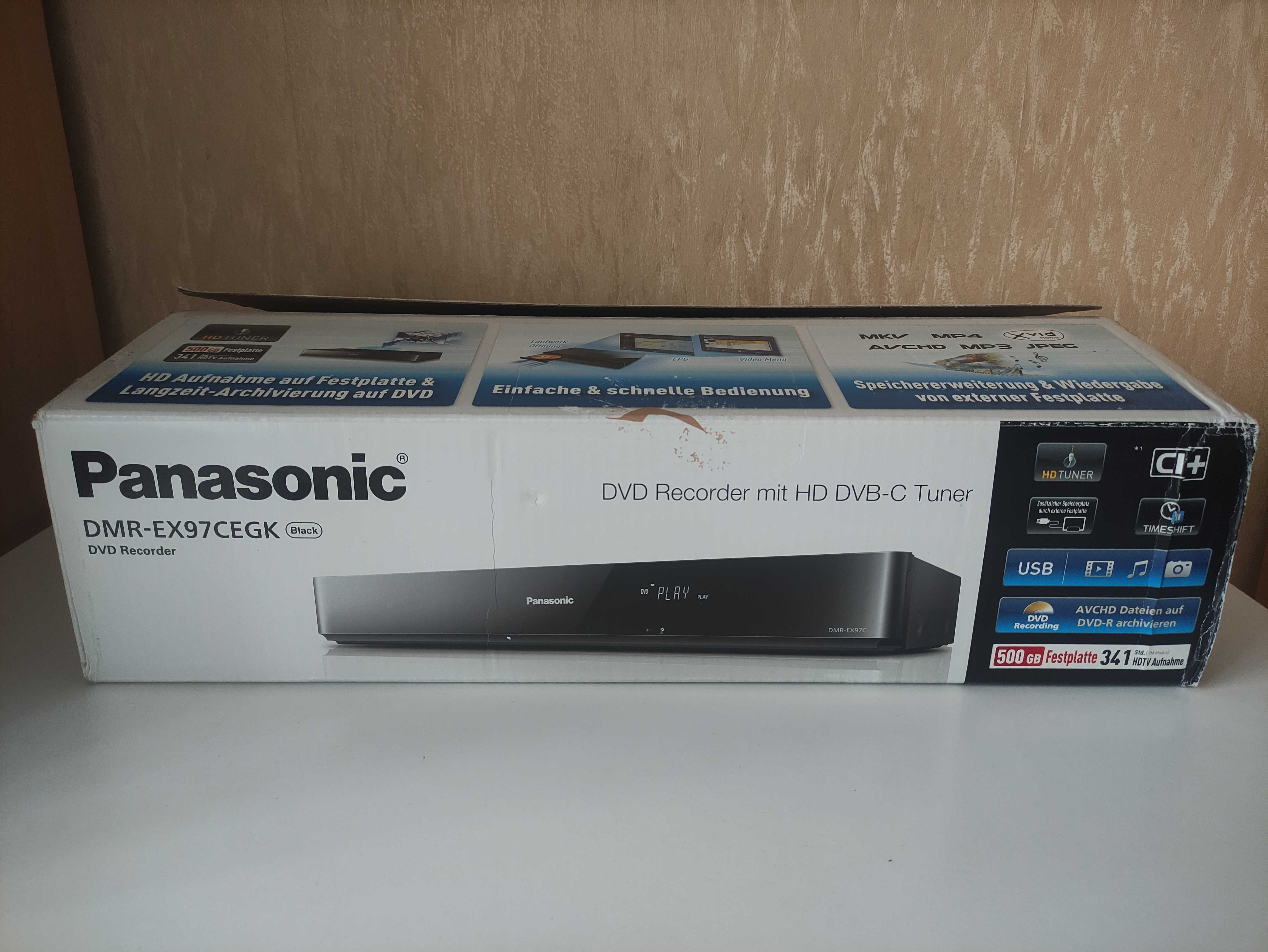Nagrywarka DVD - Panasonic DMR-EX97CEG-K - Świetny Stan