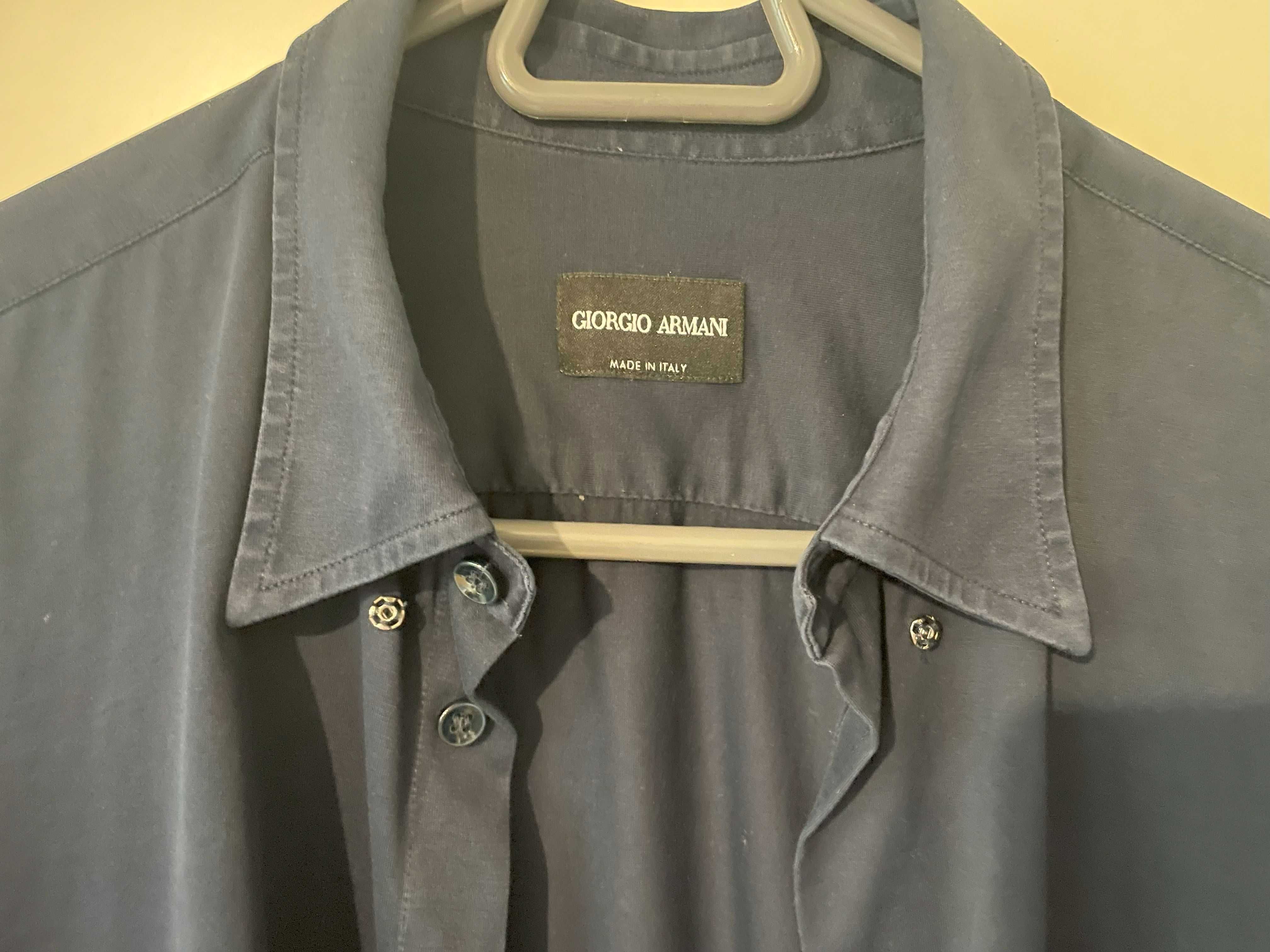 Koszula Męska Giorgio Armani Granat rozm M