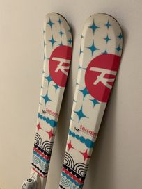 Narty Rossignol terrain Girl 140 cm plus wiązania Kidx