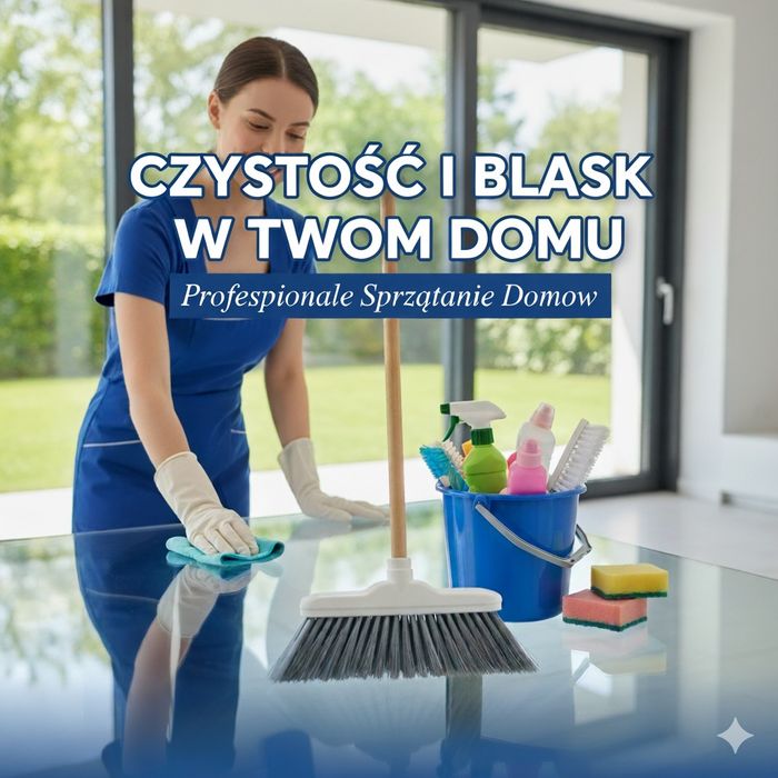 Sprzątanie domów.