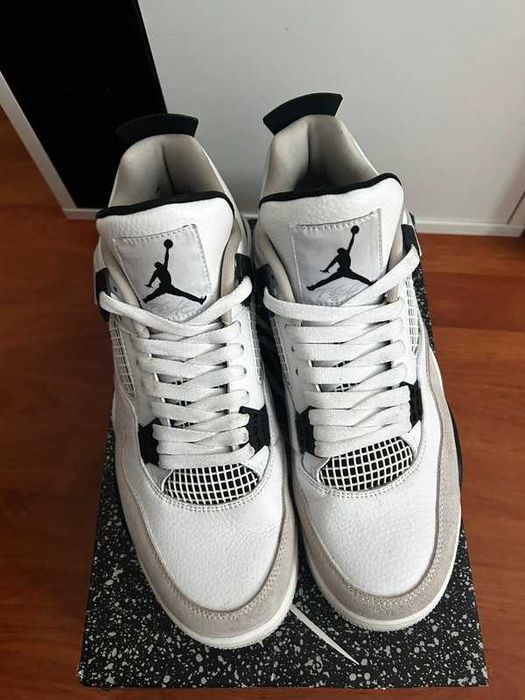 "Buty koszykówki "Air_Jordan_4_retro_military_black_Roz.39