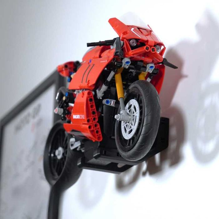 3D Кріплення для LEGO Technic Ducati Panigale V4 R (42107) - Чорний