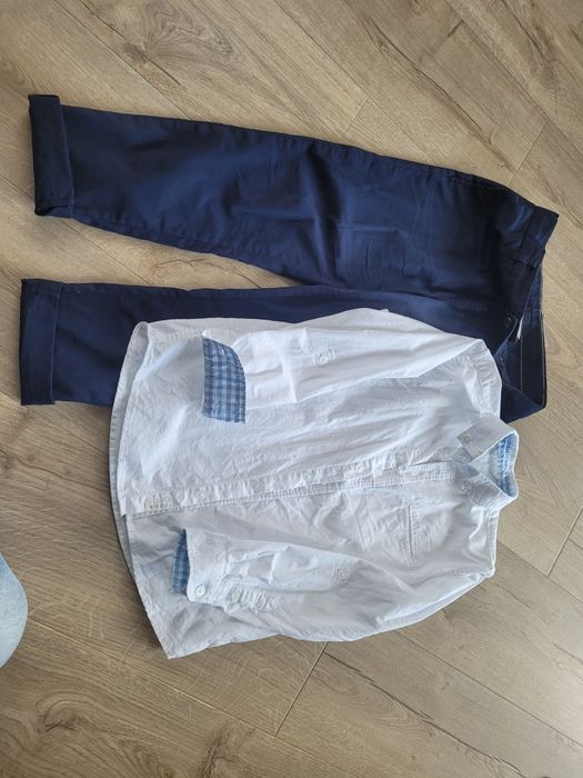 Koszula cool club Smyk + spodnie HM  134