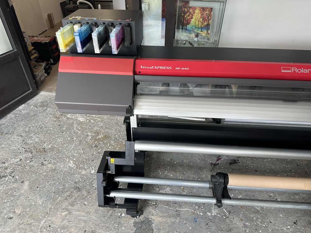 Drukarka solwentowa Ploter Roland RF 640. Nowa Głowica