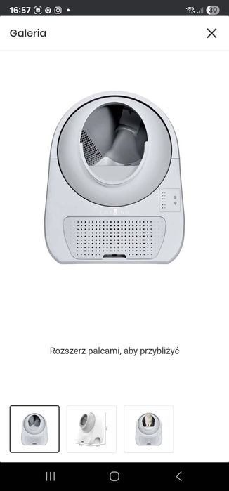 REZERWACJA Inteligentna kuweta dla kota Catlink Bymax Lite OKAZJALite