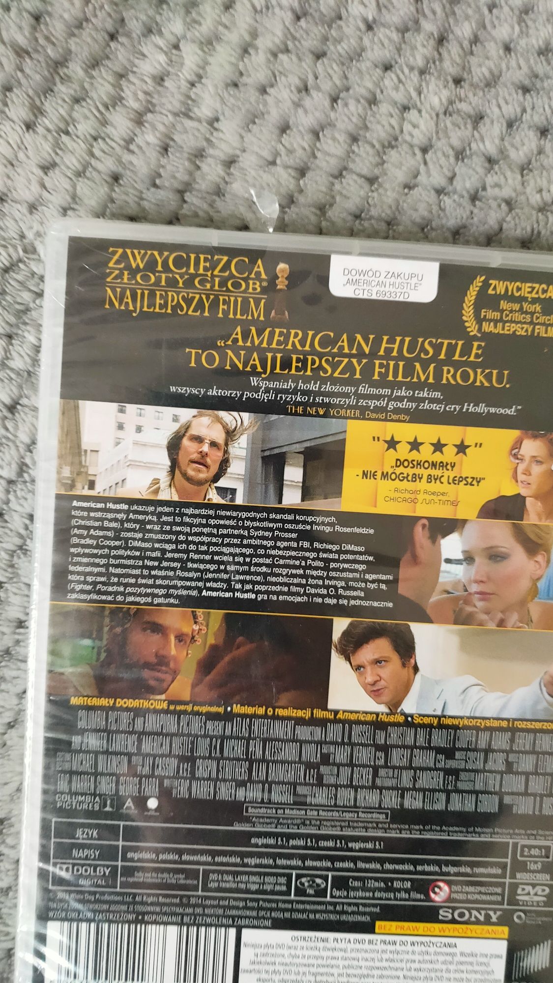 Nowy Film dvd  American Hustle