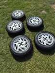 Alufelgi 4x98 seicento Sporting Abarth z oponami wielosezonowymi