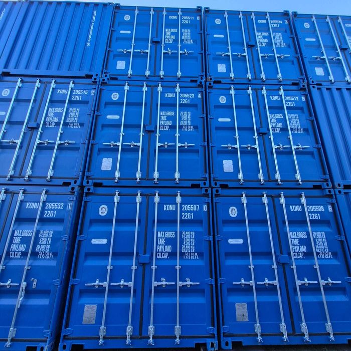 kontenery morskie 20 DV nowe po jednej podróży morskiej - promocja