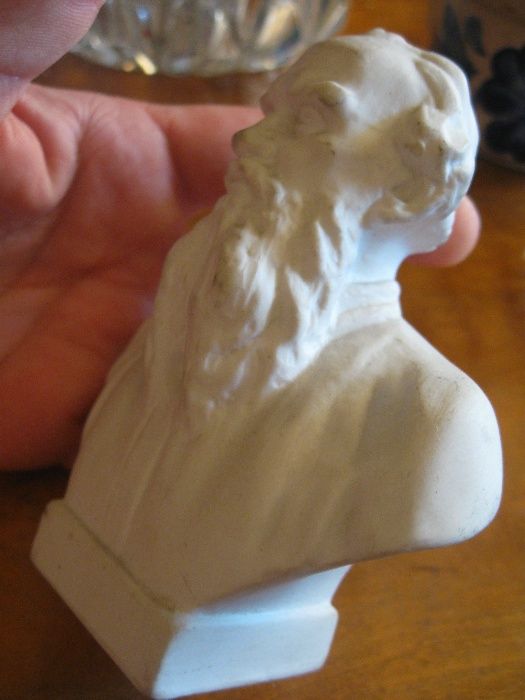 Figurka Popiersie porcelanowa porcelana Lew Tołstoj Łomonosow 20w