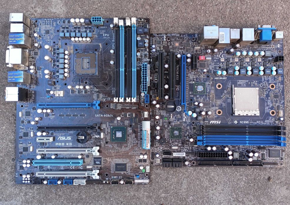 Материнська плата MS-7596 и Asus P8B WS