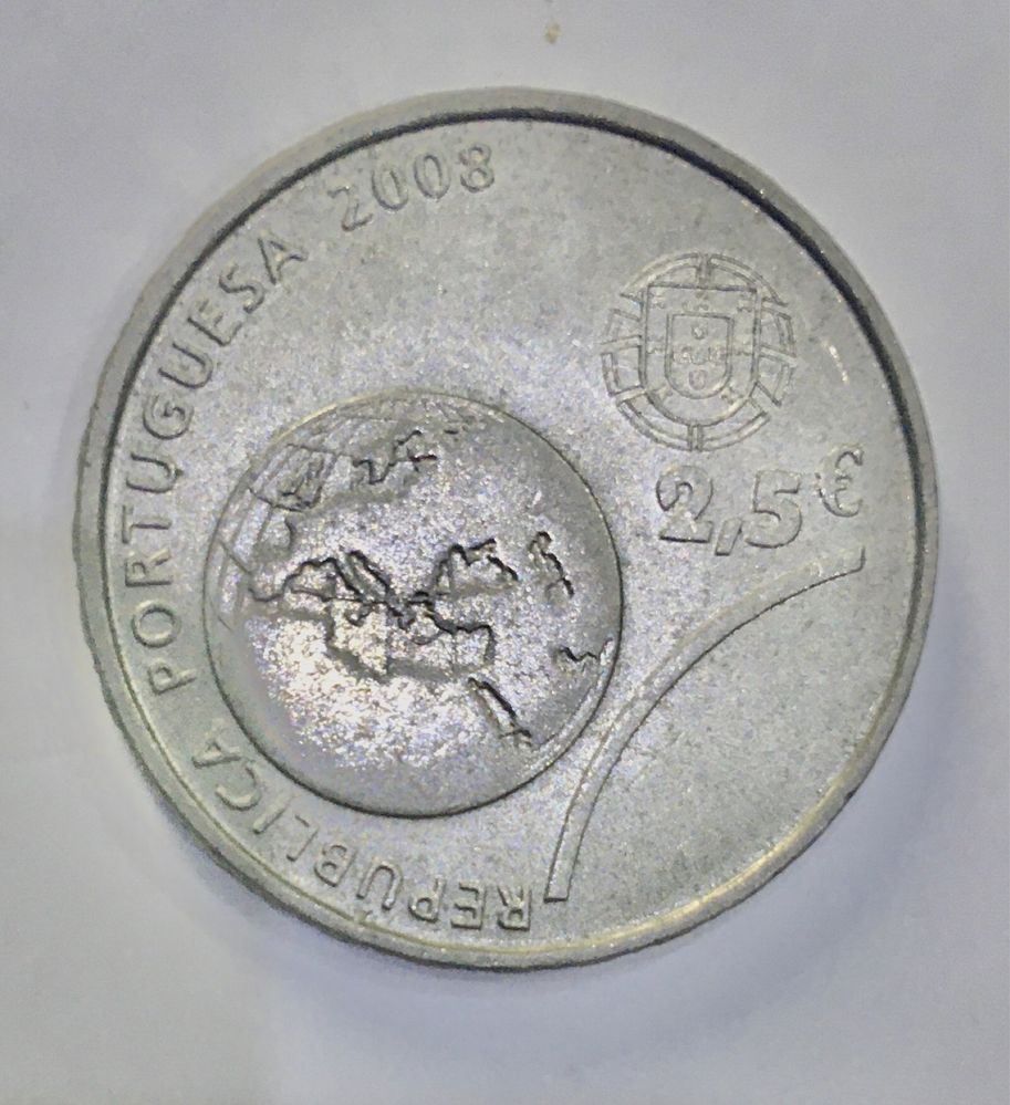 Moeda Especial 2,5€ Oficial Comemorativa Jogos Olímpicos Pequim 2008