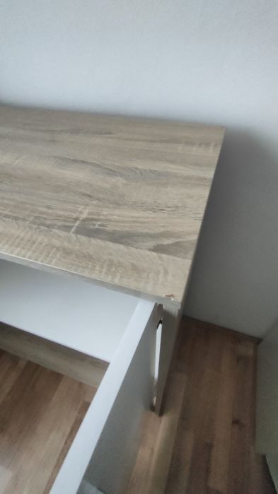 Komoda biała+ dąb sonoma