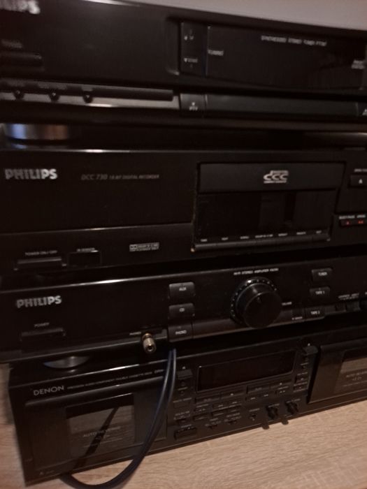 Zestaw Hi-Fi Philips FA741 / DCC730+ magnetofon odtwarzacz cd