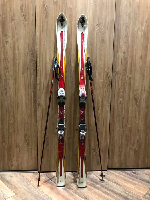 Лижі K2 Escape Cruiser 168 см з кріпленнями та палицями, оригінал