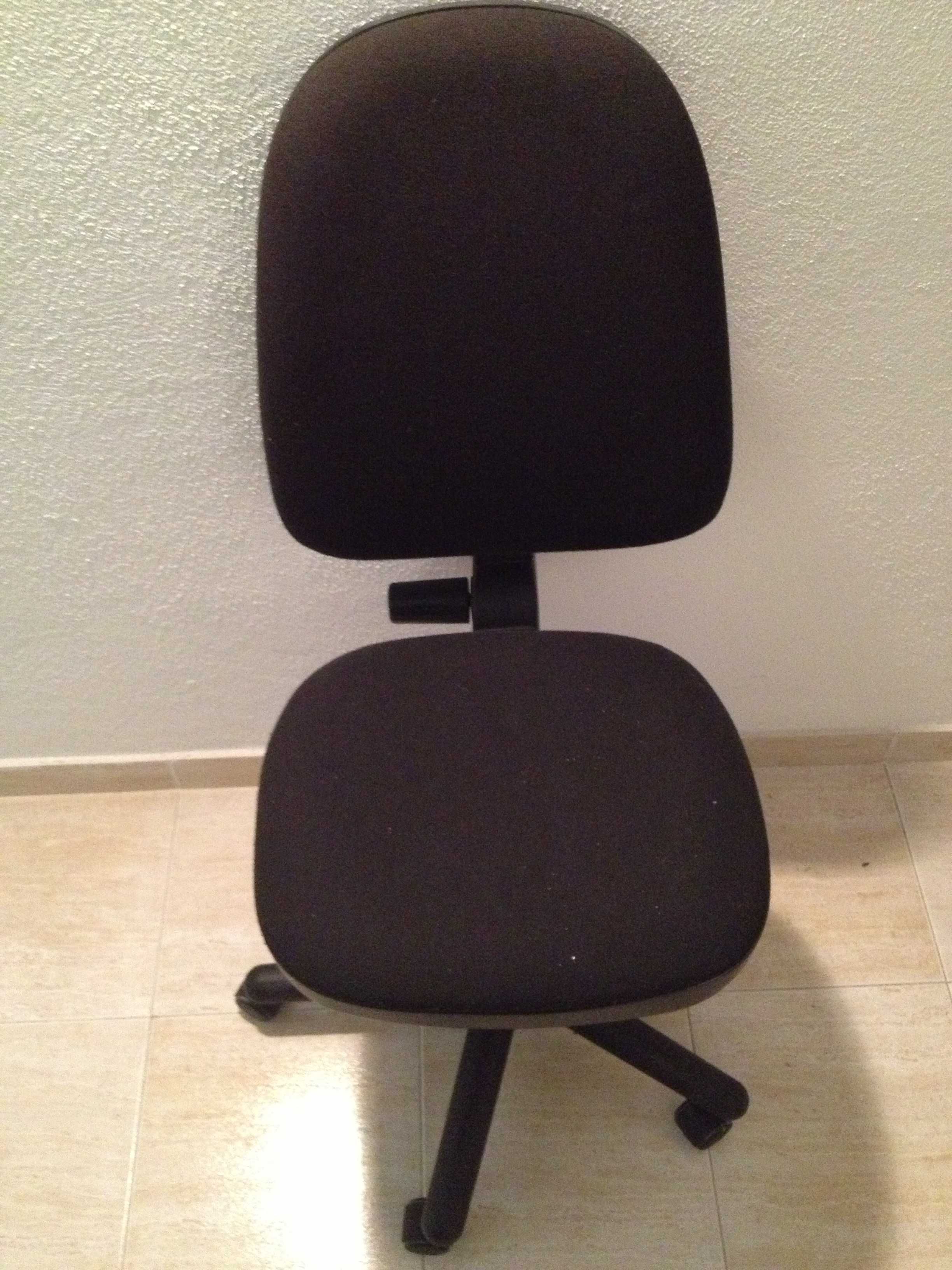 Cadeira Escritório Tecido Preta
