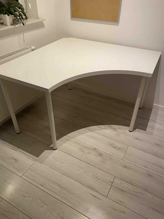 biurko narożne białe IKEA