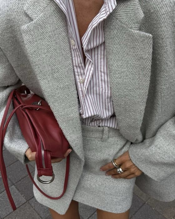 Костюм жіночий/ костюм піджак+спідниця/теплий кимплект