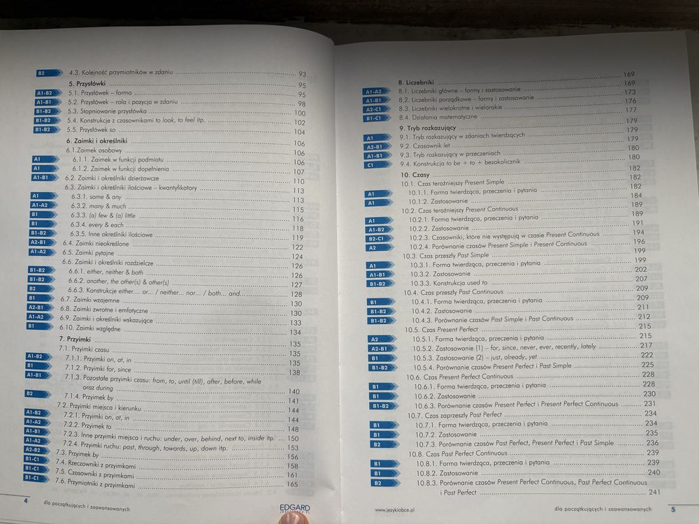 Wielka gramatyka jezyka angielskiego z cwiczeniami A1-C2 Edgard uzywa