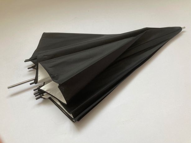 Sombrinha refletora preta/branca 100 cm