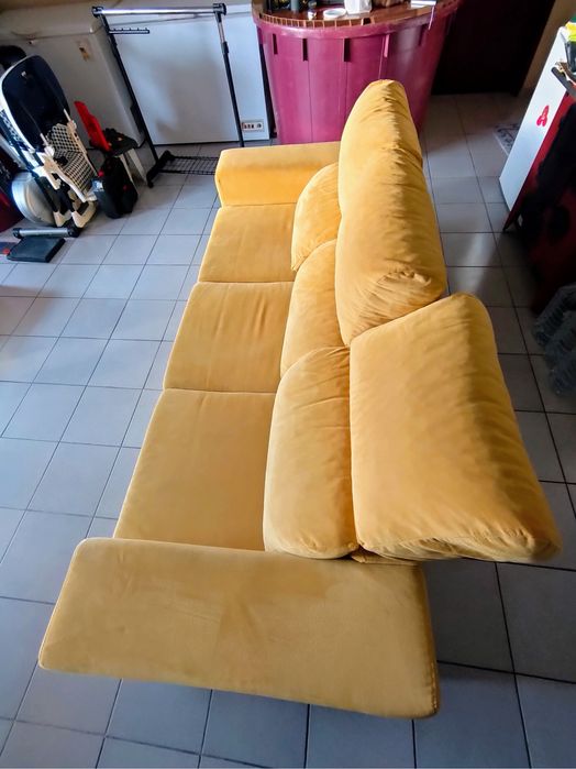 Sofa de 3 lugares com chaise longue amovivel