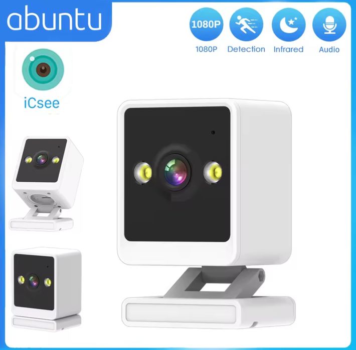 Камера ICSee 1080p WiFi внутрішня відеоняння відеонагляд відеонаблюден