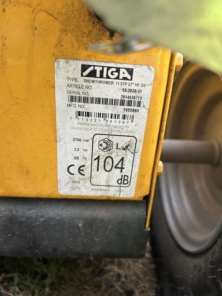 Odsnieżarka Stiga Snow Blizzard Briggs&Stratton - prawie nieużywana